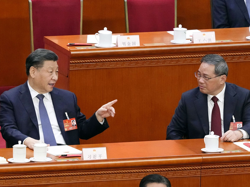 Zerstörungen in Peking durch den Tropensturm «Doksuri». - Foto: -/kyodo/dpa