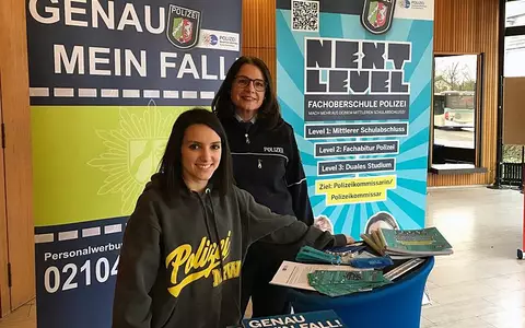 POL-ME: Messe zum Thema Ausbildung und Studium im öffentlichen Dienst - die Polizei ist dabei - 2610067 - Foto: presseportal.de