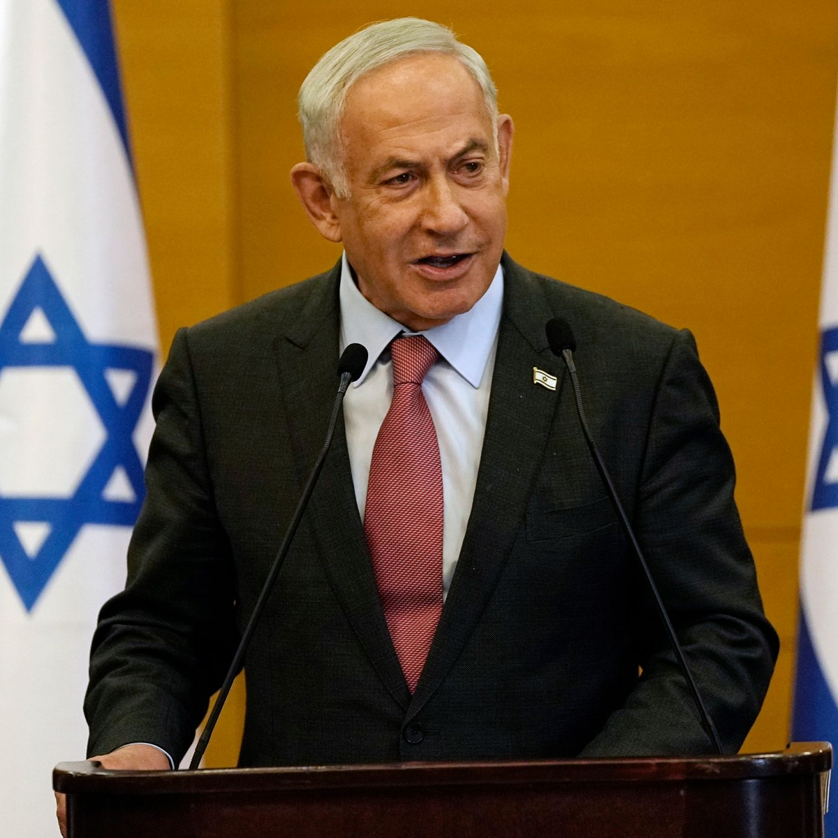 Israels Ministerpräsident Benjamin Netanjahu steht unter Druck. - Foto: Ohad Zwigenberg/AP/dpa