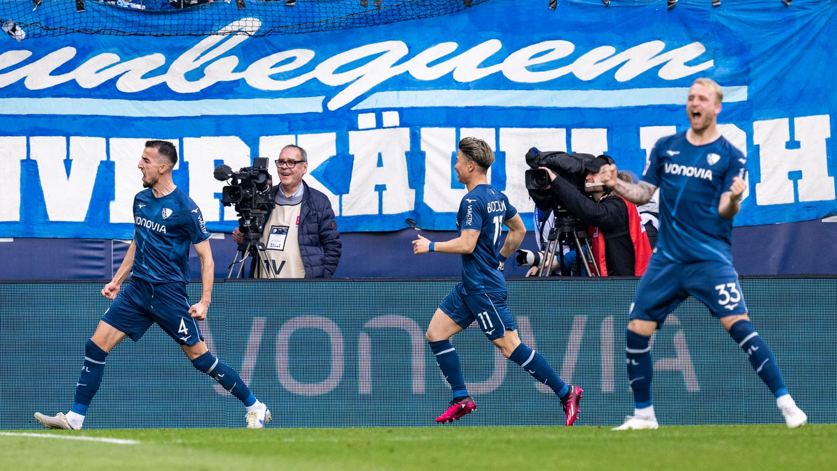 Traf gleich dreimal für den VfL: Myron Boadu. - Foto: David Inderlied/dpa