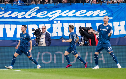 Traf gleich dreimal für den VfL: Myron Boadu. - Foto: David Inderlied/dpa