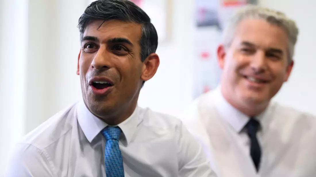 Rishi Sunak hatte es zu einem seiner wichtigsten Ziele erklärt, die Wartezeiten im Gesundheitssystem zu verkürzen. - Bild: Toby Melville/PA Wire/dpa