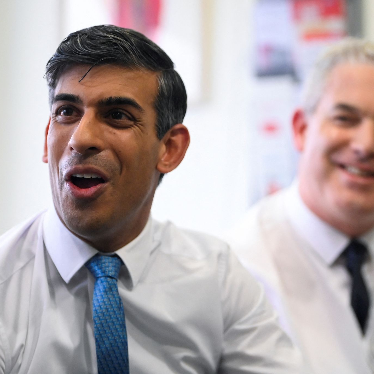 «Ohne Wenn und Aber. Diese Flüge werden nach Ruanda abheben»: der britische Premier Rishi Sunak über den Asylpakt mit Ruanda. - Foto: Toby Melville/PA Wire/dpa