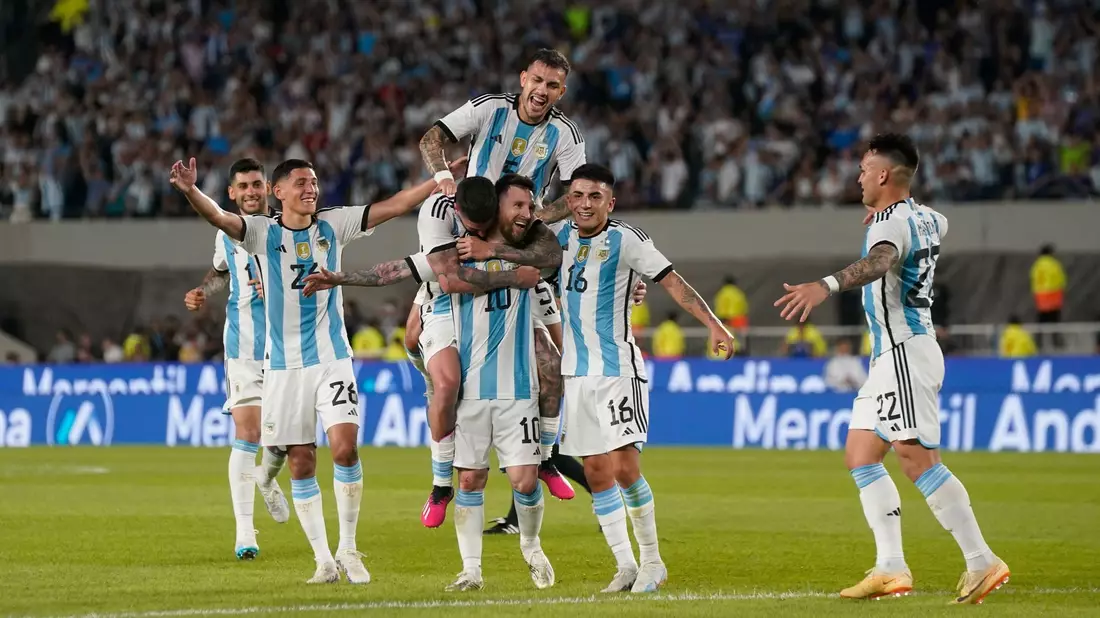 Argentiniens Superstar Lionel Messi erzielte den entscheidenden Treffer gegen Ecuador. - Bild: Gustavo Ortiz/dpa