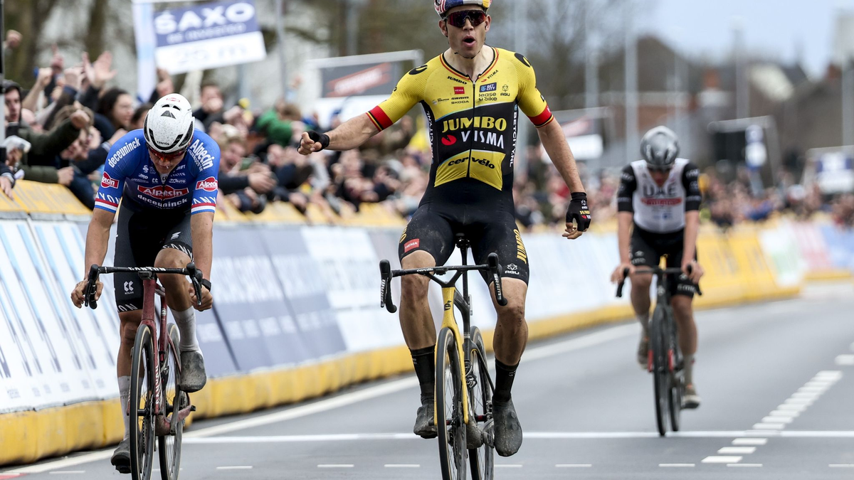 Wout van Aert ist auf der 16. Etappe der Vuelta schwer gestürzt. - Foto: David Pintens/Belga/dpa