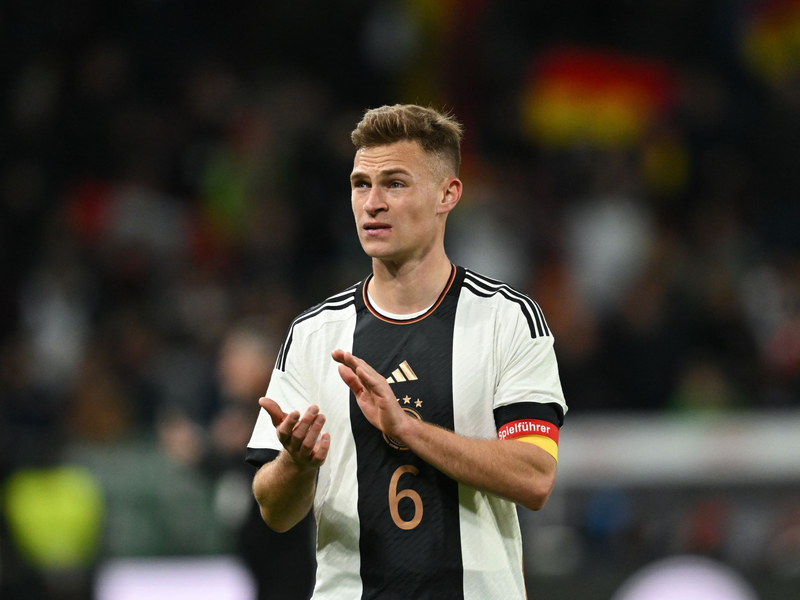 Joshua Kimmich bleibt für Bundestrainer Julian Nagelsmann enorm wichtig.  - Foto: Arne Dedert/dpa