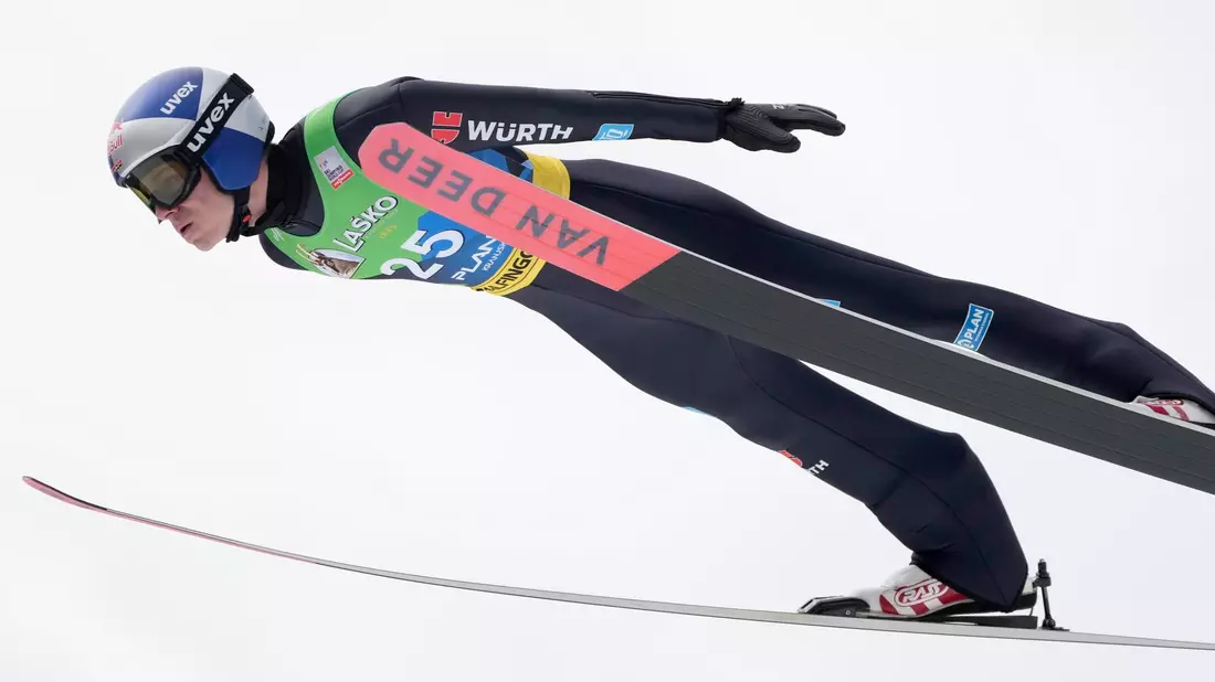 Bester DSV-Adler beim Abschluss in Planica: Andreas Wellinger. - Bild: Darko Bandic/AP