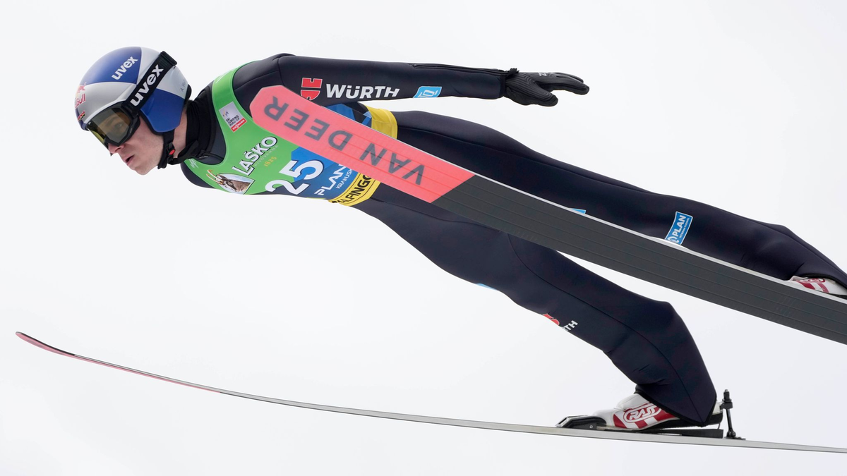Bester DSV-Adler beim Abschluss in Planica: Andreas Wellinger. - Foto: Darko Bandic/AP