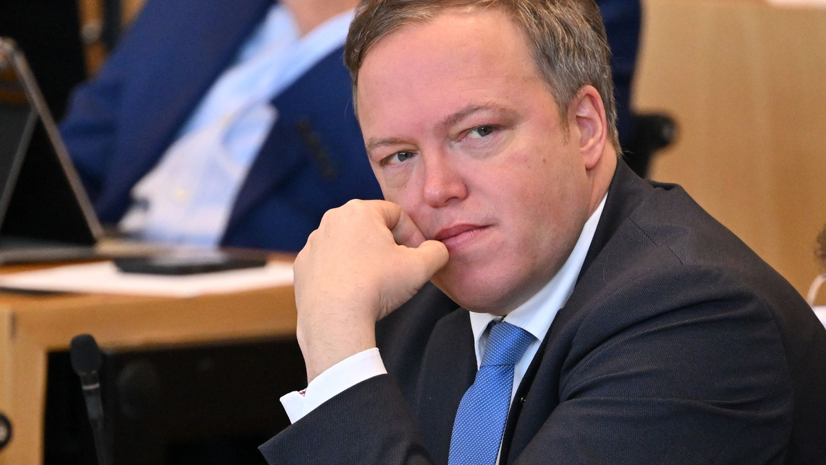 Thüringens CDU-Spitzenkandidat Mario Voigt: «Höcke hat in zentralen Fragen gewackelt und gezeigt, dass er bezwingbar ist.» - Foto: Martin Schutt/dpa