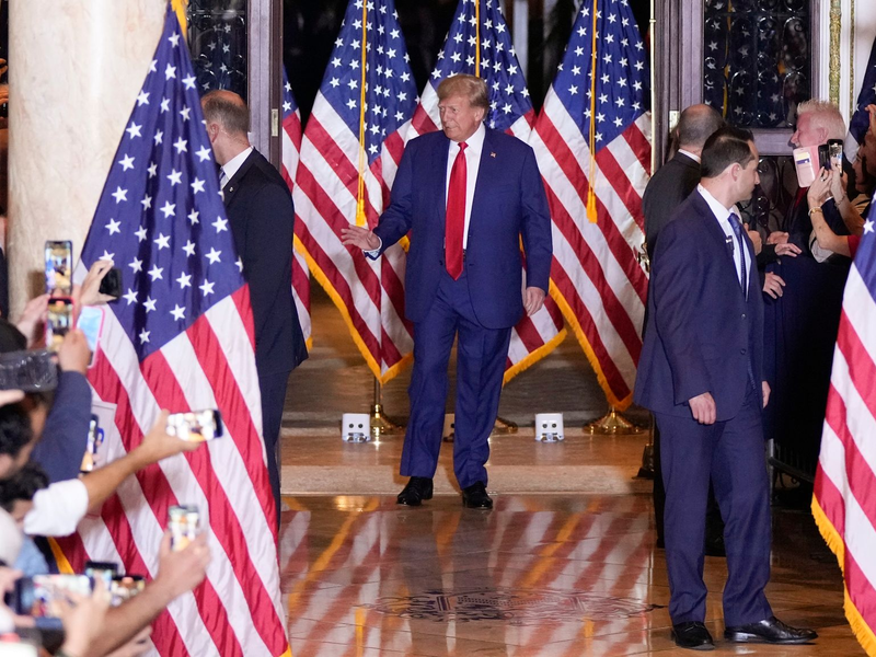 «Wissen Sie, die Hisbollah ist sehr schlau. Sie sind alle sehr schlau», sagt der ehemalige US-Präsident Donald Trump. - Foto: Rebecca Blackwell/AP