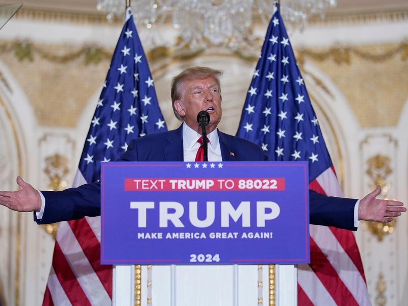 Der ehemalige US-Präsident Donald Trump. - Foto: Evan Vucci/AP