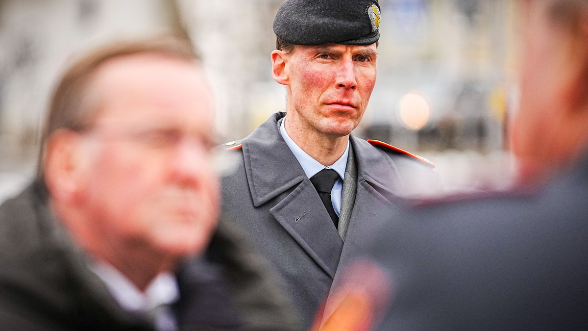 Christian Freuding, der den Planungsstab im Verteidigungsministerium leitet, begleitete vor zwei Wochen Generalinspekteur Carsten Breuer in die Ukraine. - Foto: Kay Nietfeld/dpa