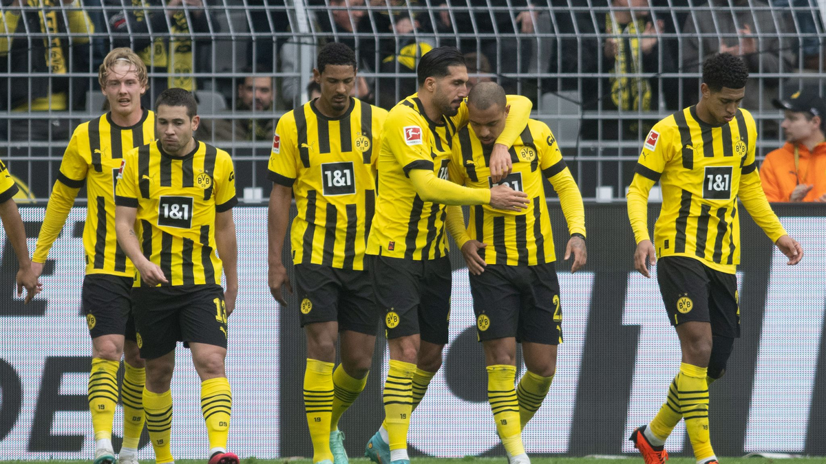 Dortmunds Julian Brandt dreht mit seinem Treffer die Partie gegen Union Berlin. - Foto: Bernd Thissen/dpa