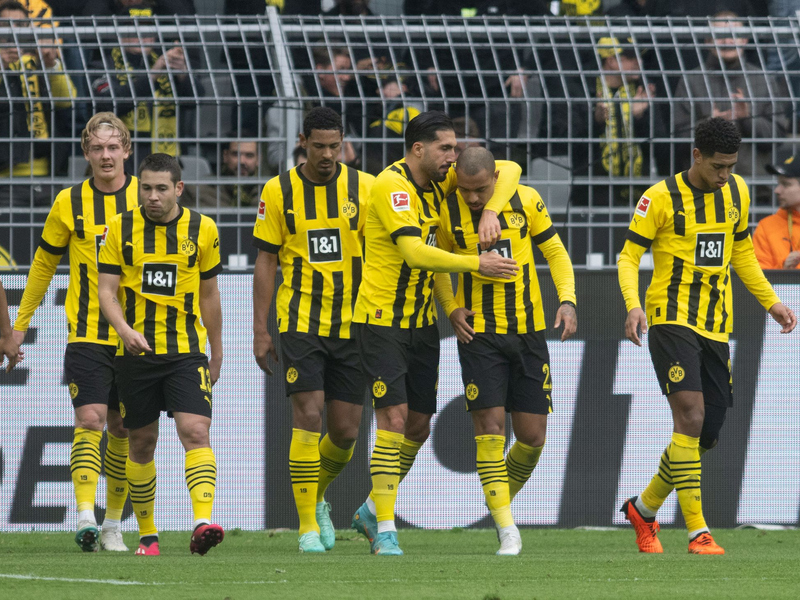 Dortmunds Julian Brandt dreht mit seinem Treffer die Partie gegen Union Berlin. - Foto: Bernd Thissen/dpa