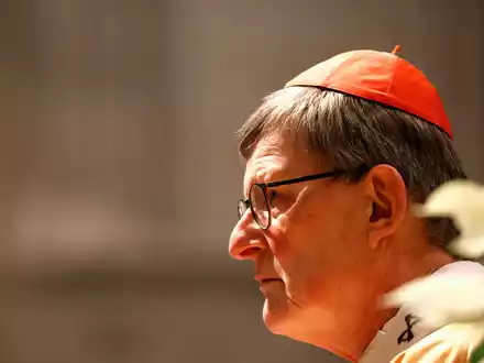 Kardinal Rainer Maria Woelki zelebriert das Pontifikalamt im Kölner Dom. - Foto: Thomas Banneyer/dpa