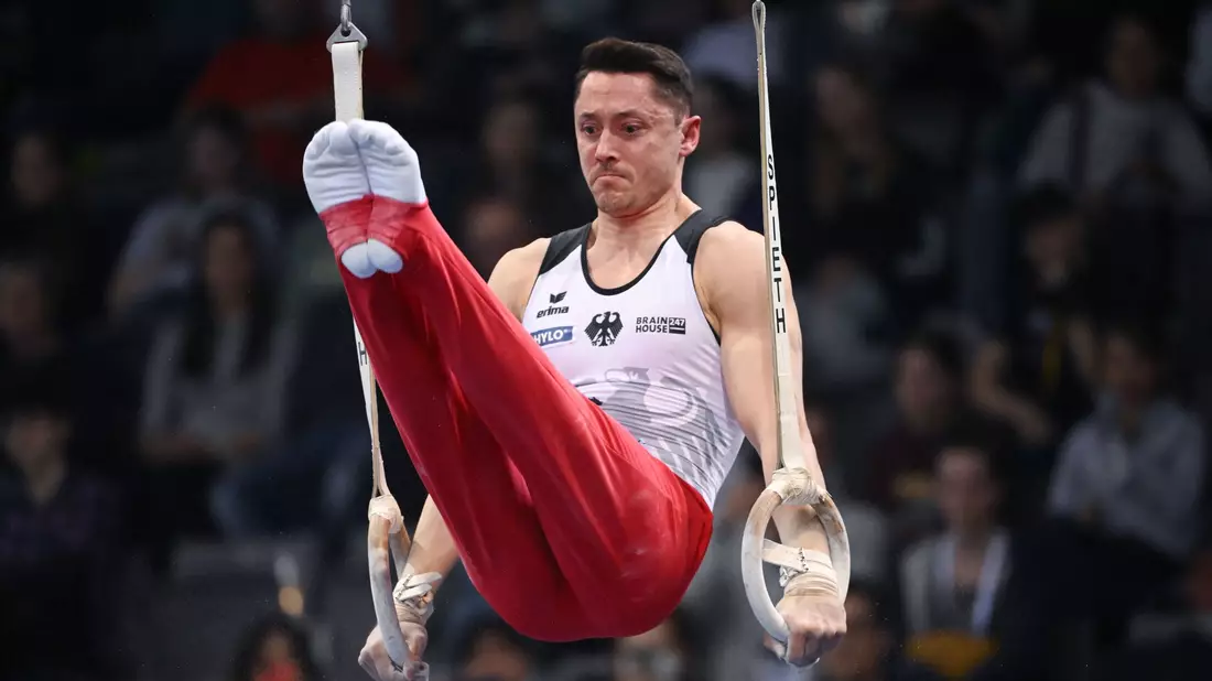 Andreas Toba hat die deutschen Turner bei der WM unterstützt. - Bild: Marijan Murat/dpa