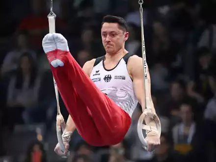 Andreas Toba hat die deutschen Turner bei der WM unterstützt. - Foto: Marijan Murat/dpa