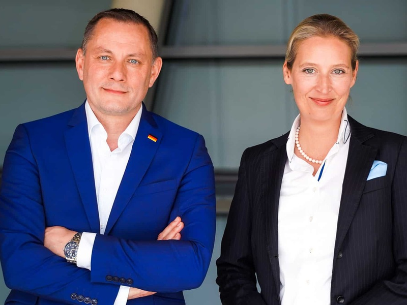 Stellungnahme der AfD-Bundessprecher Tino Chrupalla und Alice Weidel zu den Beschlüssen des BVerwG Leipzig - Foto: presseportal.de