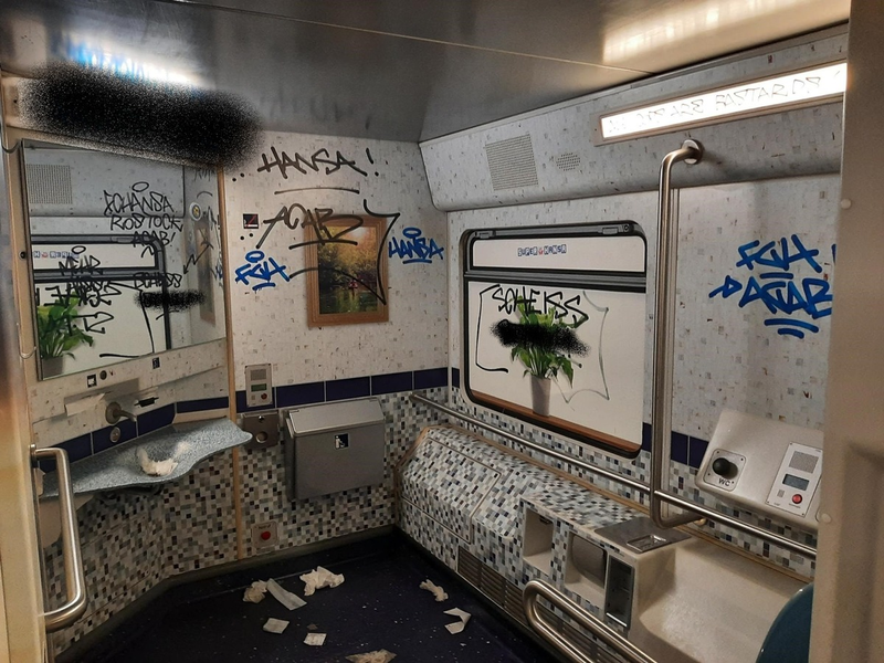 POL-HOL: Unbekannte Täter zerstören mobiles Toilettenhaus - Foto: presseportal.de