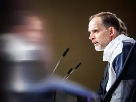 Bayern-Trainer Thomas Tuchel glaubt weiter an seine Mannschaft. - Foto: Matthias Balk/dpa