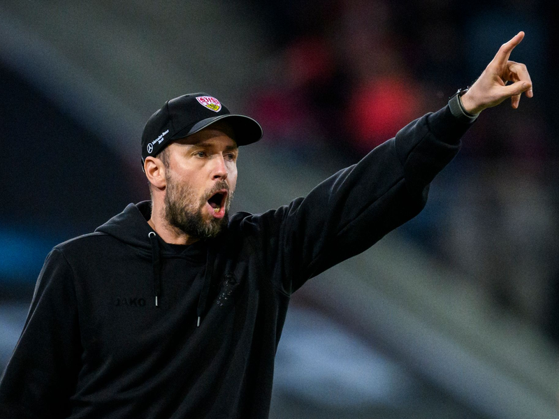 Führich spiele «sehr konstant», sagt Stuttgarts Trainer Sebastian Hoeneß. - Foto: Tom Weller/dpa