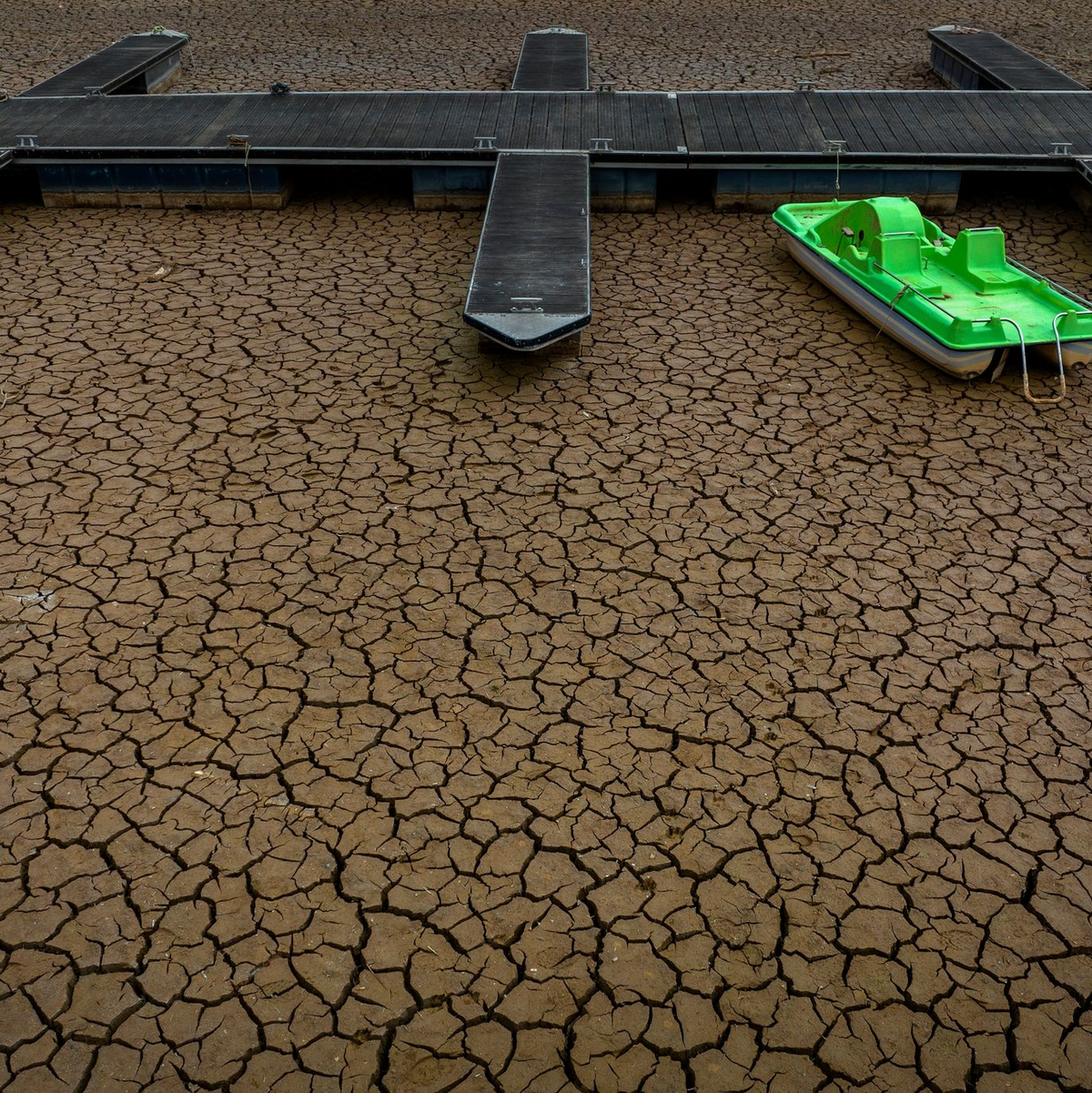 Dürre in Spanien. - Foto: Emilio Morenatti/AP