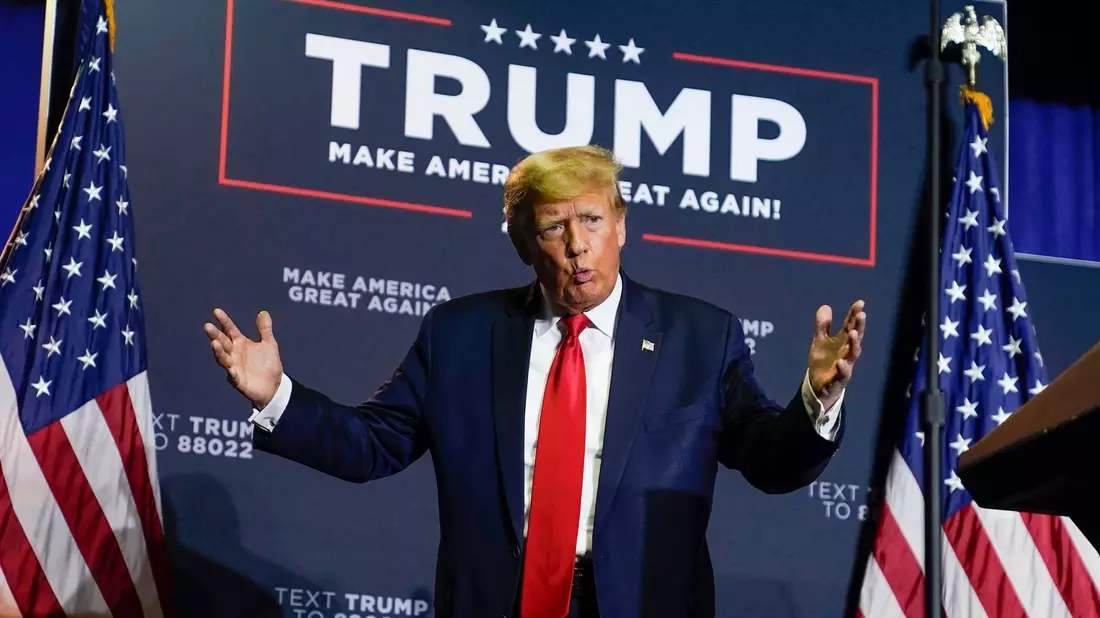 Will noch einmal Präsident der USA werden: Donald Trump. - Bild: Charles Krupa/AP/dpa