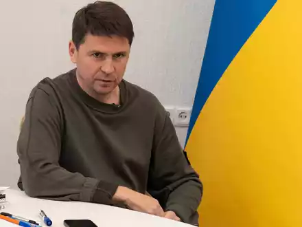 Mychajlo Podoljak: «Die Agonie Russlands findet jetzt statt.» - Foto: Nicolae Dumitrache/AP/dpa