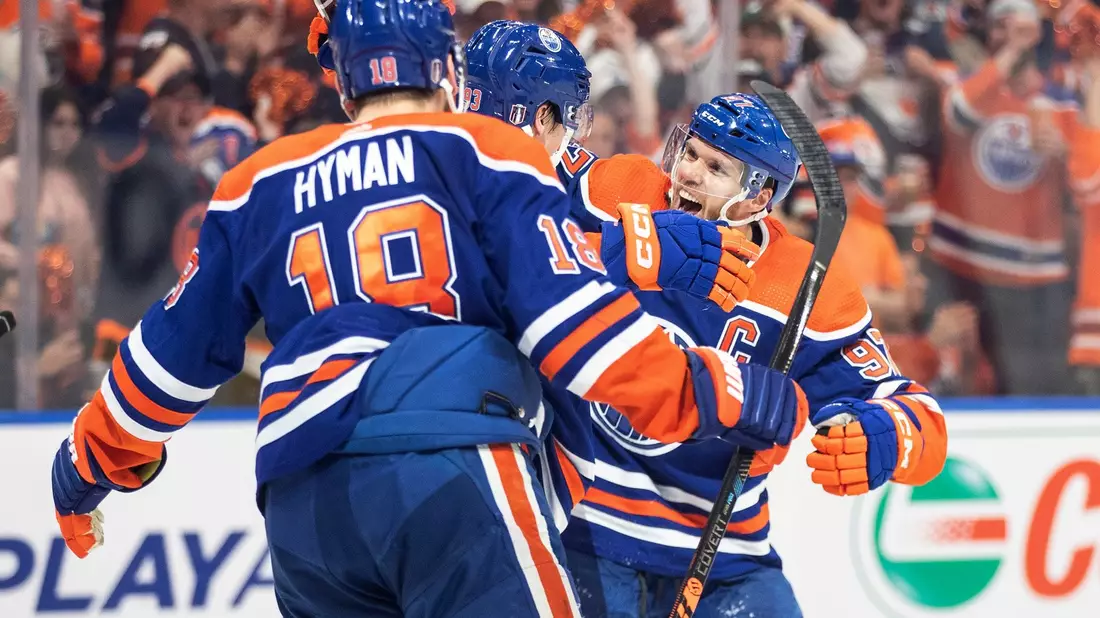 Die Edmonton Oilers besiegten die Florida Panthers mit 8:1. - Bild: Jason Franson/The Canadian Press via AP/dpa