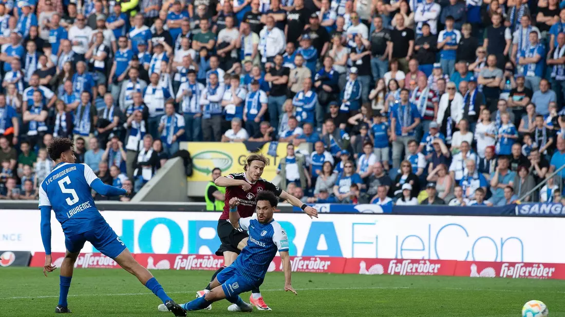 Magdeburg ging im Heimspiel gegen Nürnberg als Verlierer vom Platz. - Bild: Swen Pförtner/dpa