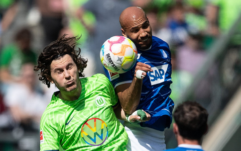 Tor für Hoffenheim: Marius Bülter trifft zum 2:2. - Foto: Swen Pförtner/dpa