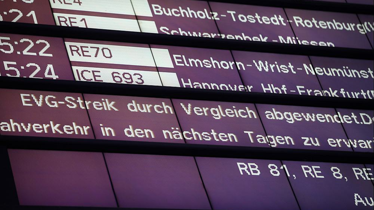 Bahn-Verspätungsanzeige am 14.05.2023 - Foto: ?ber dts Nachrichtenagentur