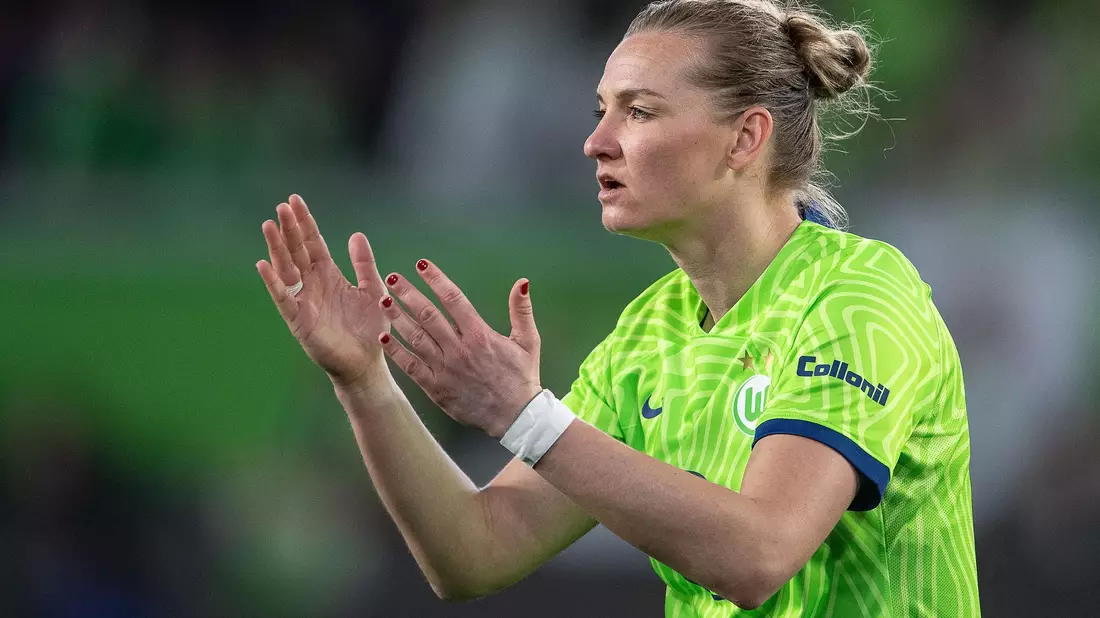 Bald nur noch für den VfL Wolfsburg am Ball: Alexandra Popp - Bild: Swen Pförtner/dpa