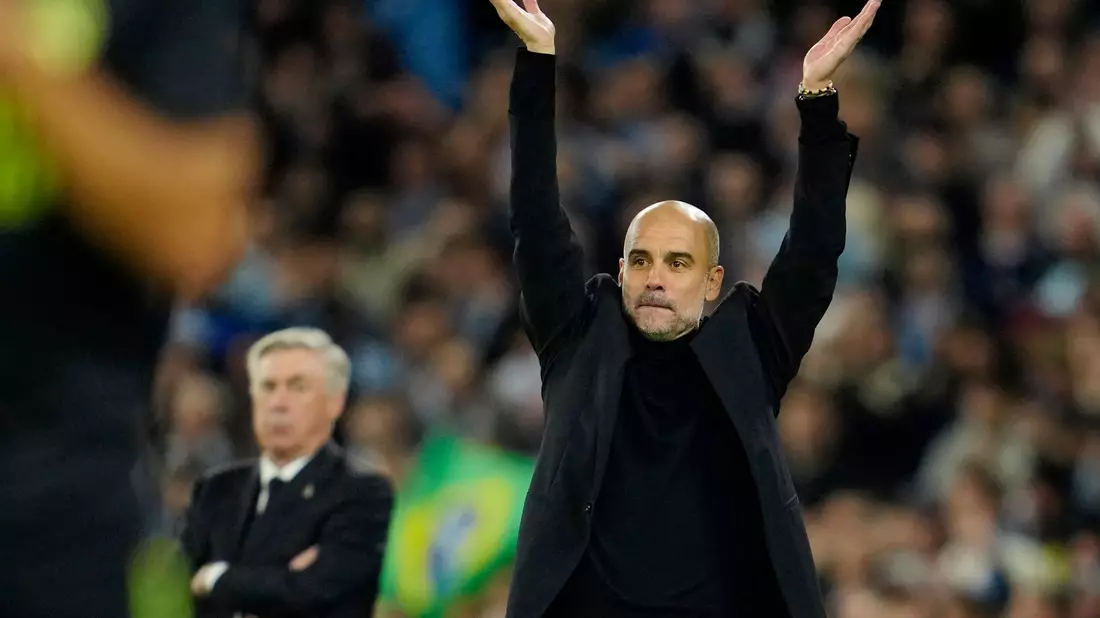 Will mit Manchester City den Königspokal holen: Pep Guardiola. - Bild: Jon Super/AP/dpa
