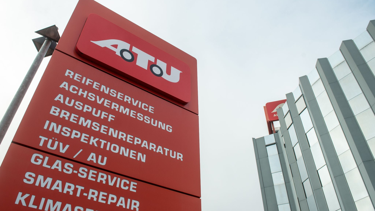 Die Zentrale der Autowerkstattkette ATU in Weiden. Die Firma wurde Opfer eines Cyberangriffs. - Foto: picture alliance / Armin Weigel/dpa