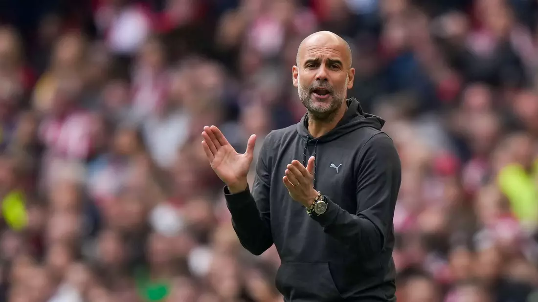 Wird wohl nicht als Trainer zum FC Bayern zurückkehren: Pep Guardiola. - Bild: Alastair Grant/AP/dpa
