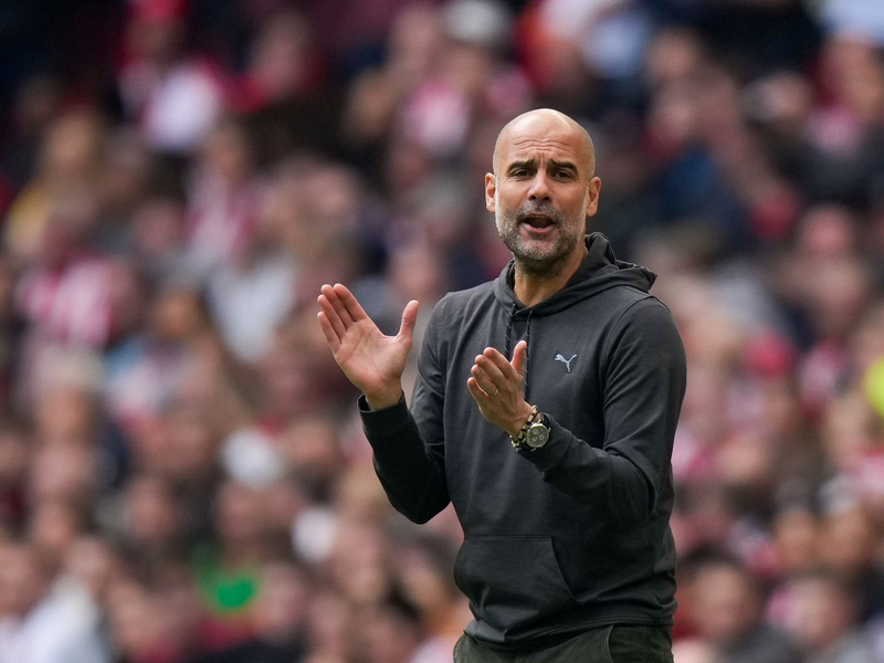 Wird wohl nicht als Trainer zum FC Bayern zurückkehren: Pep Guardiola. - Foto: Alastair Grant/AP/dpa