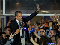 Kyriakos Mitsotakis ist Vorsitzender der konservativen Partei Nea Dimokratia. - Foto: Petros Giannakouris/AP