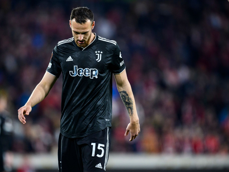 Juventus Turin - hier Profi Federico Gatti - muss einen Punktabzug befürchten. - Foto: Tom Weller/dpa