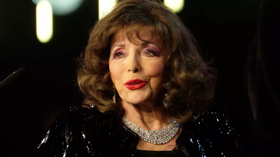 Joan Collins feiert ihren 90. Geburtstag. - Bild: Henning Kaiser/dpa