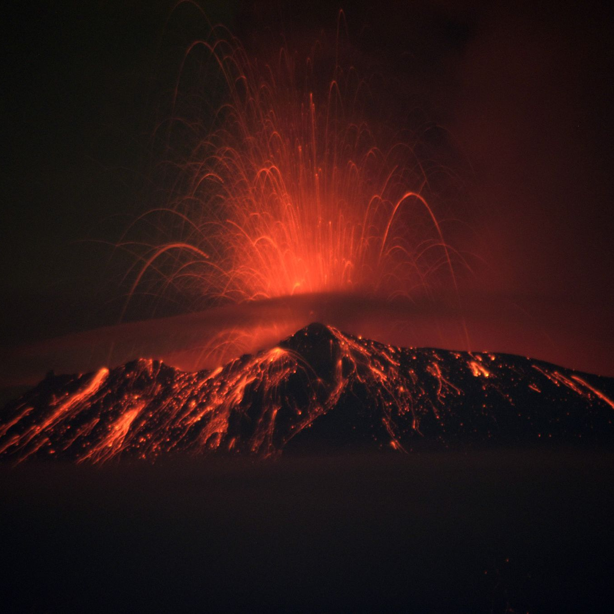 Blick auf den Vulkan Popocatepetl am 20. Mai 2023. - Foto: Osvaldo Cantero/XinHua/dpa