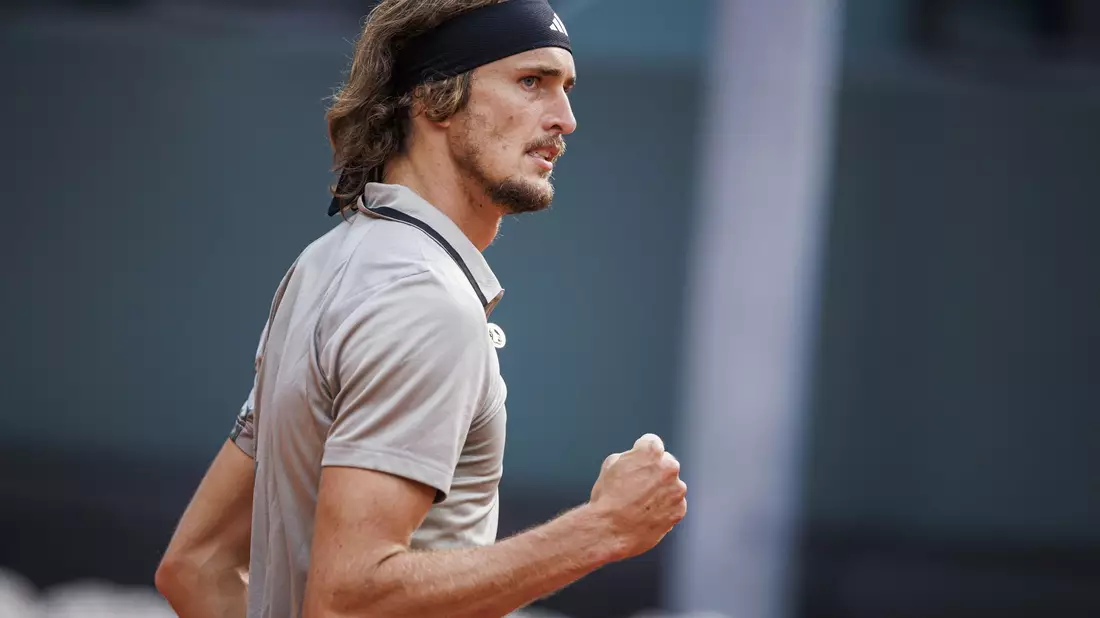 Alexander Zverev steht in Genf im Viertelfinale. - Bild: Valentin Flauraud/KEYSTONE/dpa