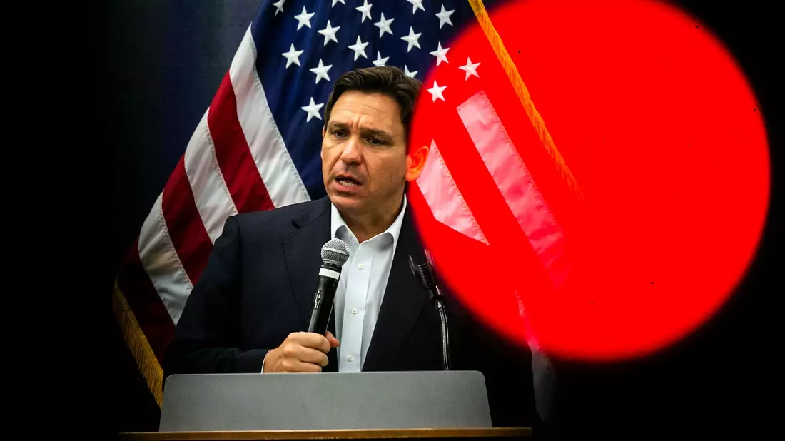 Der Republikaner Ron DeSantis gilt seit längerem als größter parteiinterner Konkurrent von Donald Trump. - Bild: Joseph Cress/Iowa City Press-Citizen via AP/dpa