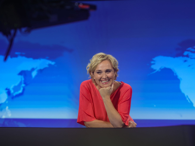 Moderatorin Caren Miosga könnte im Ersten auf Anne Will folgen. - Foto: Ulrich Perrey/dpa