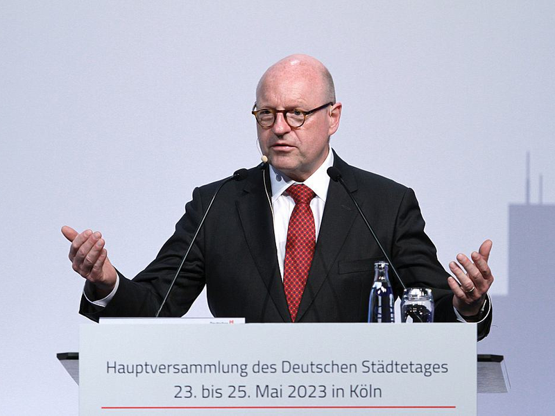 Markus Lewe am 24.05.2023 bei der Hauptversammlung des Deutschen Städtetags in Köln. - Foto: ?ber dts Nachrichtenagentur