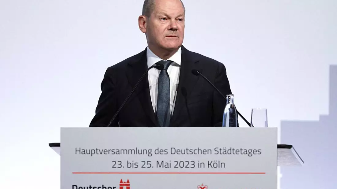 Olaf Scholz am 24.05.2023 beim Deutschen Städtetag - Bild: ?ber dts Nachrichtenagentur