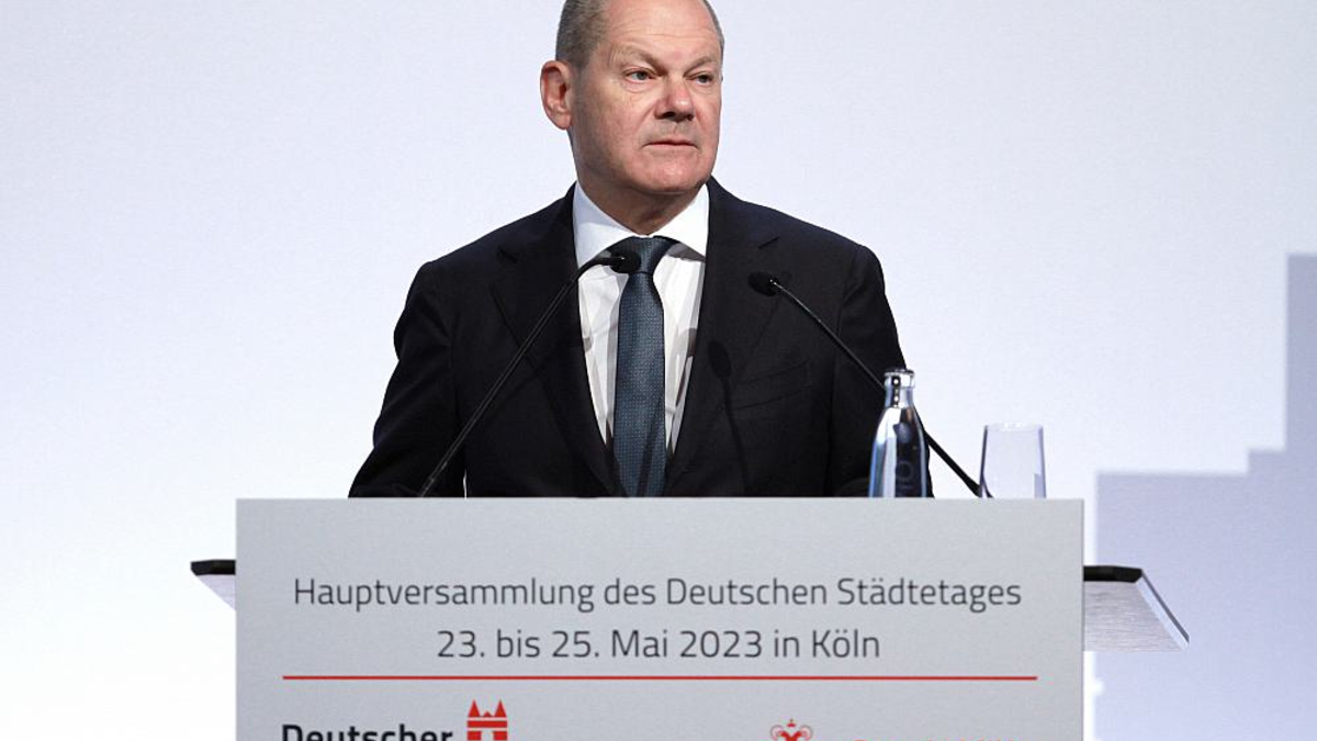 Olaf Scholz am 24.05.2023 beim Deutschen Städtetag - Foto: ?ber dts Nachrichtenagentur