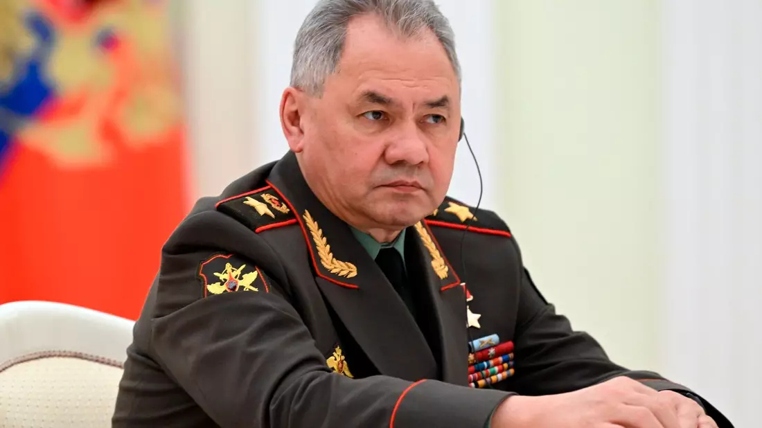 Russlands Verteidigungsminister Sergej Schoigu. - Bild: Pavel Bednyakov/Pool Sputnik Kremlin/AP/dpa
