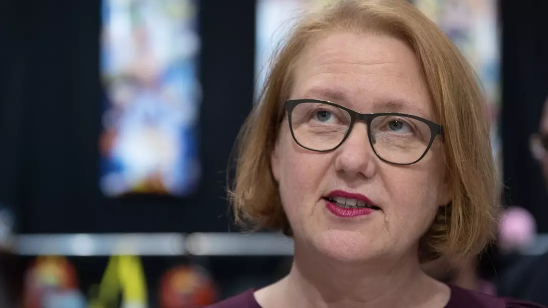 Grünen-Politikerin und Bundesministerin für Familie, Senioren, Frauen und Jugend: Lisa Paus. - Bild: Hendrik Schmidt/dpa