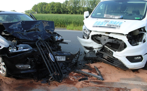 POL-COE: Lüdinghausen, Seppenrade, B474/ Unfall mit drei Autos - Foto: presseportal.de